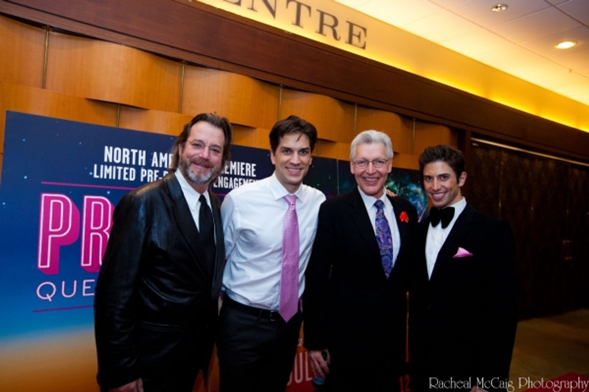 C David Johnson (Bob), Will Swenson (Tick/Mitzi), Tony Sheldon (Bernadette) and Nick Adams (Adam/Felicia) at 
